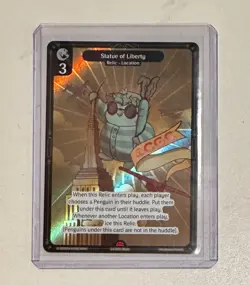 VIBES TCG PROMO 2025 NYCC Statue of Liberty CGC PROMO Pudgy Penguins FOIL RARE - Image 1