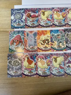 1999 Topps Pokemon TV Animation 10 Card Lot Vintage Rare; Random Selection - Image 2