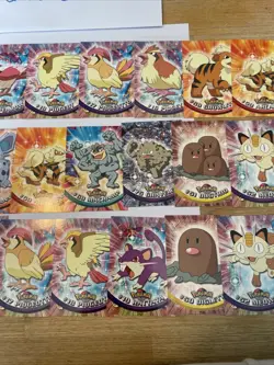 1999 Topps Pokemon TV Animation 10 Card Lot Vintage Rare; Random Selection - Image 3
