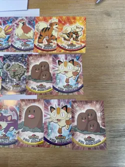 1999 Topps Pokemon TV Animation 10 Card Lot Vintage Rare; Random Selection - Image 4