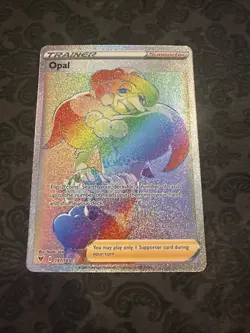 Pokemon TCG Vivid Voltage Opal Secret Rare Holo Card 197/185 - Image 1