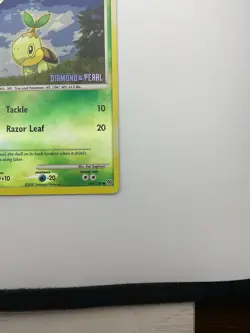 Turtwig 103/130 - Diamond & Pearl Stamped - Reverse Holo LP Pokemon Card - Image 3