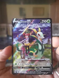 Pokemon Card SERPERIOR V Full Art Trainer Gallery TG13/TG30 SILVER TEMPEST NM/M - Image 1