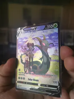 Pokemon Card SERPERIOR V Full Art Trainer Gallery TG13/TG30 SILVER TEMPEST NM/M - Image 2