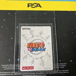 PSA Magazine Exclusive Kayou Naruto Uzumaki Promo Card NRSA-PR-003 PR Sealed - Image 2