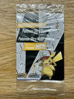 Ash's Pikachu Promo Card SM108 - I Choose You - Sealed New - Image 2