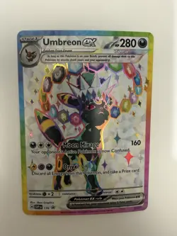 Umbreon EX SVP 176 Prismatic Evolutions Black Star Promo Pokemon Card - NM - Image 1