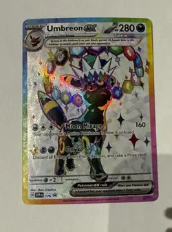 Umbreon EX SVP 176 Prismatic Evolutions Black Star Promo Pokemon Card - NM - Image 2