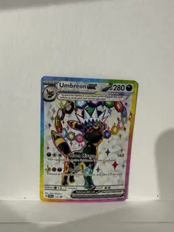 Umbreon EX SVP 176 Prismatic Evolutions Black Star Promo Pokemon Card - NM - Image 4