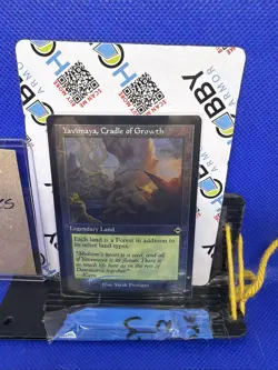 1x ETCHED FOIL Yavimaya, Cradle of Growth Retro Frame MTG Modern Horizons 2 - Image 3
