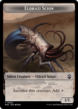 Eldrazi Scion // Eldrazi Spawn Double-Sided Token [Modern Horizons 3 Commander - Image 1