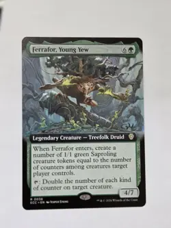 x1 Ferrafor, Young Yew - Extended Art R MTG Commander: Lorwyn Eclipsed M/NM, Eng - Image 1