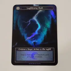 Lightning Bolt - Team Covenant Exclusive - Sorcery Contested Realm Beta *FOIL* - Image 1