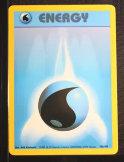 PSA 7 NEAR MINT 1999 Pokemon Game Base #102 Water Energy !!! - Image 4