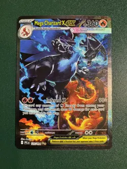 Mega Charizard X ex 125/094 Phantasmal Flames Pokemon card English TCG MINT - Image 1