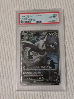 Lugia V #186 Silver Tempest 2022 Pokemon PSA 10 Gem Mint Alternate Art Alt - Image 1