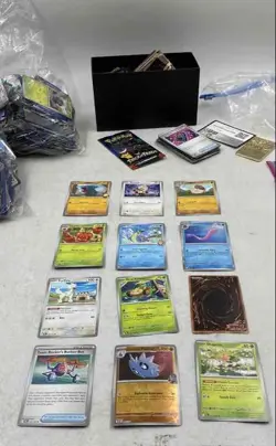 Pokemon Multicolor Pikachu Charmander Bulbasaur Collection TCG Trading Cards Lot - Image 4