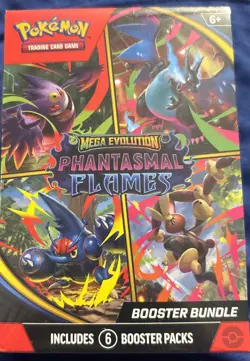 Pokemon TCG ME02 Phantasmal Flames Booster Bundle Sealed New - Image 1