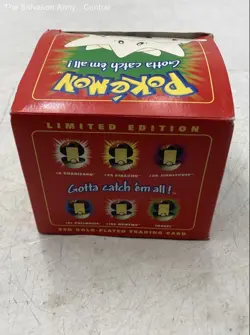 Pokemon 23K Gold-Plated Limited Edition Ball With Togepi Trading Card In Box - Image 3
