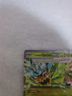 Teal Mask Ogerpon EX 025/167 Play! Stamp Pokemon Series 6 Prize Pack TCG - Image 2