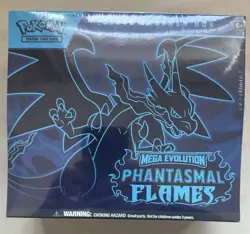 Pokemon TCG Phantasmal Flames Elite Trainer Box Factory Sealed - Image 1