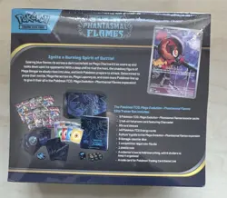 Pokemon TCG Phantasmal Flames Elite Trainer Box Factory Sealed - Image 3