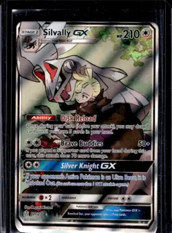 2019 Pokemon Sun & Moon Cosmic Eclipse Silvally GX Full Art #227/236 - Image 1