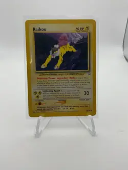 Pokemon Neo Revelation #22/64 Raikou Non-Holo Rare Unlimited WOTC - Image 1