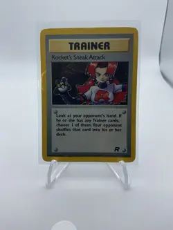 Pokemon Team Rocket TCG Rocket's Sneak Attack Holo Card 16/82 - Image 1