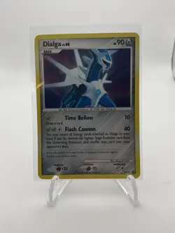 Pokemon TCG Dialga LV.68 Holo Rare Black Star Promo Card Diamond & Pearl DP26 LP - Image 1