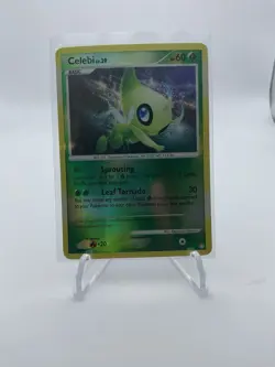 Pokemon Celebi Reverse Holo Rare Card 7/123 D&P Mysterious Treasures - Image 1