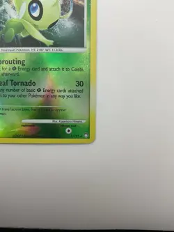 Pokemon Celebi Reverse Holo Rare Card 7/123 D&P Mysterious Treasures - Image 3