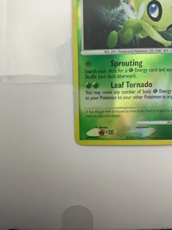 Pokemon Celebi Reverse Holo Rare Card 7/123 D&P Mysterious Treasures - Image 4