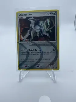 Pokemon Arceus LV.100 AR9 Holo Rare 2009 Metal Barrier 90HP Card - Image 1