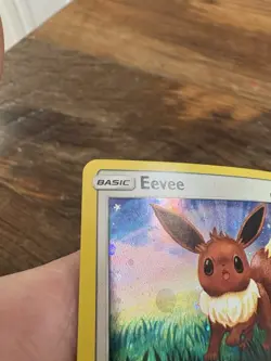 Pokemon TCG Eevee 101/149 Cosmos Holo Promo Card Sun & Moon Derpy - Image 2