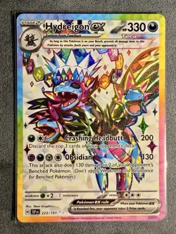 Hydreigon EX 223/191 Ultra Rare Surging Sparks Pokemon TCG NM - Image 2