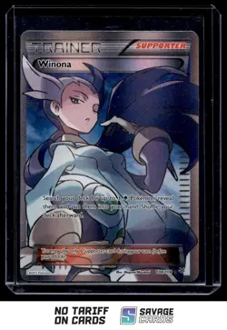 2015 Pokemon XY - Roaring Skies Winona #108/108 Rare Ultra - Image 1