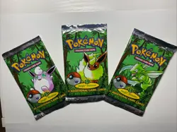 Pokemon TCG 1st Edition Jungle Set Of 3 Opened Booster Packs - Image 1