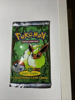 Pokemon TCG 1st Edition Jungle Set Of 3 Opened Booster Packs - Image 2