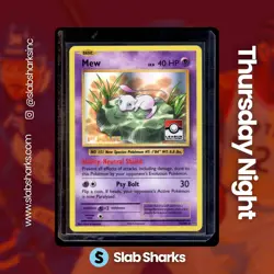 2016 POKEMON XY EVOLUTIONS LEAGUE CHALLENGE PROMO #53/108 MEW PROMO 1ST PLACE - Image 1