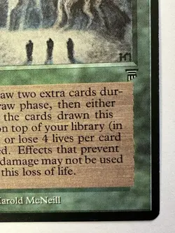 Sylvan Library Magic The Gathering Legends LP Read Description - Image 5