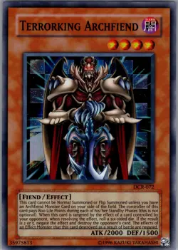Yugioh Dark Crisis #DCR-072 Terrorking Archfiend Near Mint or Better - Image 1