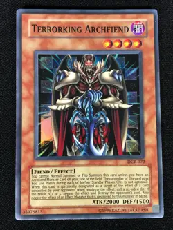 Yugioh Terrorking Archfiend DCR-072 Super (NM) - Image 1