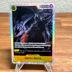 Gecko Moria OP14-104 SR English The Azure Sea's Seven - One Piece Card - NM - Image 1