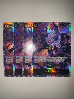 OP06-086 Gecko Moria - Super Rare - One Piece TCG English SR - X4 Playset - Image 1