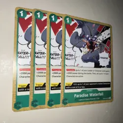 One Piece TCG OP01-057 Paradise Waterfall X4 Playset UC English Card Game CCG - Image 2