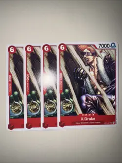 One Piece Card Game OP11-017 X.Drake X4 Playset English - Image 1