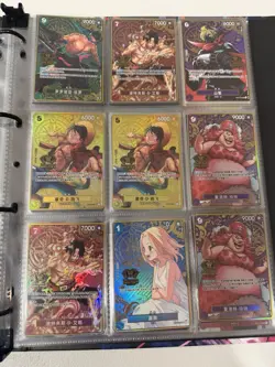 Bandai One Piece Card Game 2nd Anniversary Chinese Holo Foil Set Luffy Zoro - Image 2