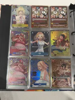 Bandai One Piece Card Game 2nd Anniversary Chinese Holo Foil Set Luffy Zoro - Image 3