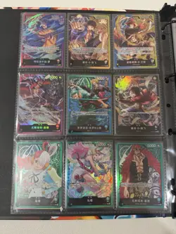 Bandai One Piece Card Game 2nd Anniversary Chinese Holo Foil Set Luffy Zoro - Image 5